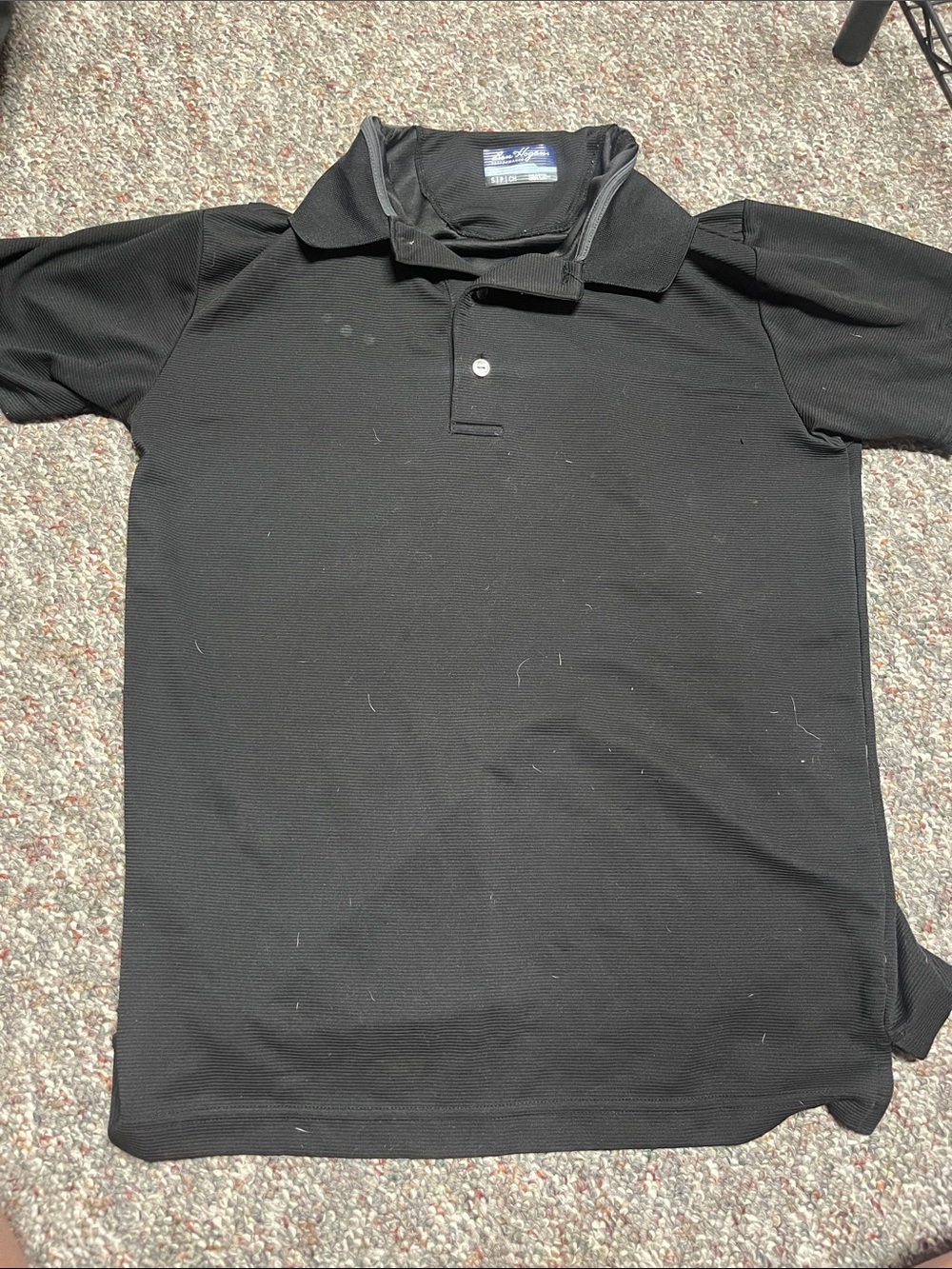 Hogan Black Men's Polo Shirt - Short Sleeve Casual